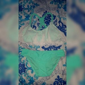 Rue21 Teal Bikini set!